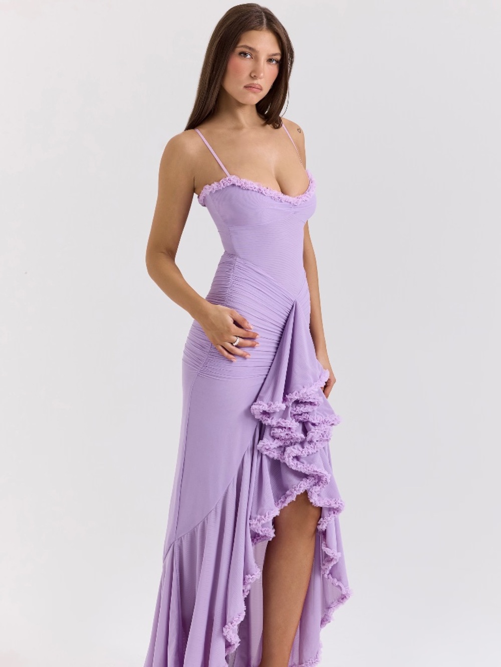 House of CB Gabbi Dress in Orchid (purple, lilac)